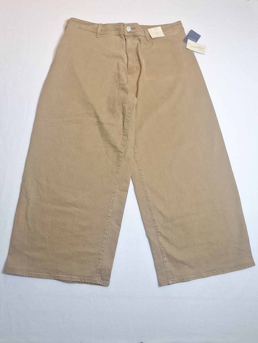 Universal Thread Women Sailor Wide Leg Khaki Jeans - Picture 2 of 10